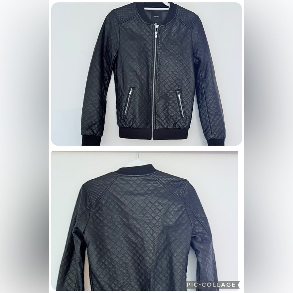 Women’s Quilted Black Jacket